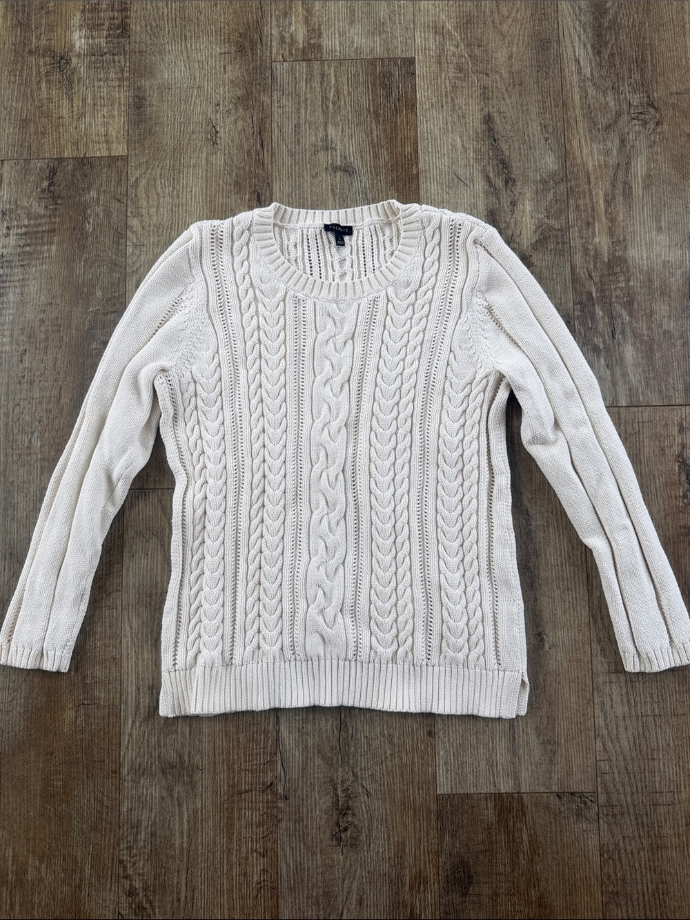 Talbots Cable-Knit Cotton Sweater